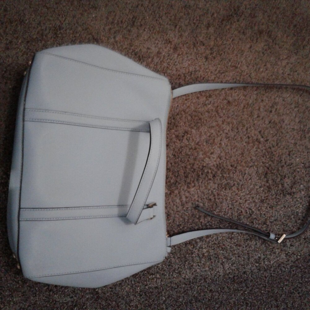 Kate Spade Purse Light Blue w/ Shoulder Strap - Picture 3 of 4